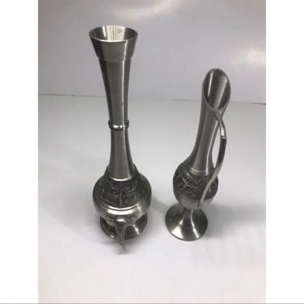 Oriental Pewter Set